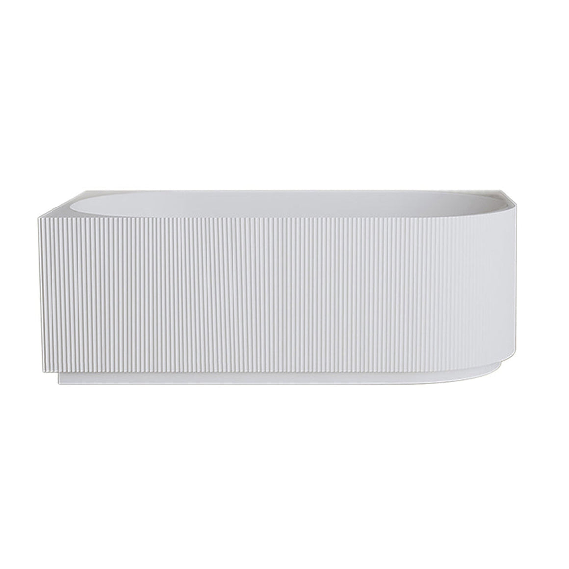 Wiesbaden Rivi hoekbad acryl met waste 170 x 80 cm / glans wit - productfoto