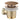 Caral clickwaste afvoerplug vrijstaand bad 1 1/2" geborsteld brons koper PVD