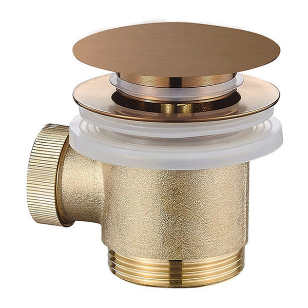 Caral Clickwaste Ablaufstopfen freistehende Badewanne 1 1/2" gebürsteter Bronze Kupfer PVD