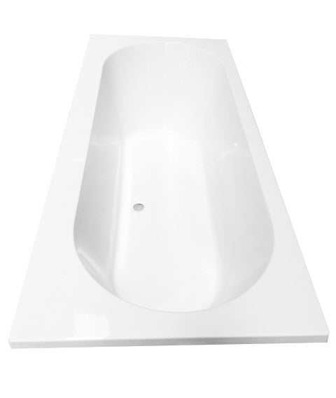 Xellanz Portus RD duo inbouwbad 190x90 glans wit - productfoto