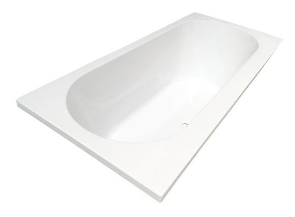 Xellanz Portus RD inbouw duo ligbad 190×90×49 cm acryl glans wit