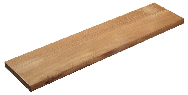 Eiken planche de bain élégante Wiesbaden 80X20X5 Cm