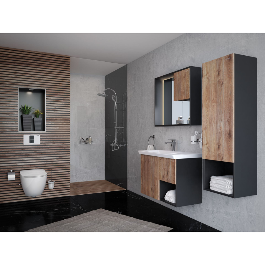 Creavit Rimoff hangtoilet / ophang WC met bidet – warm/koud water
