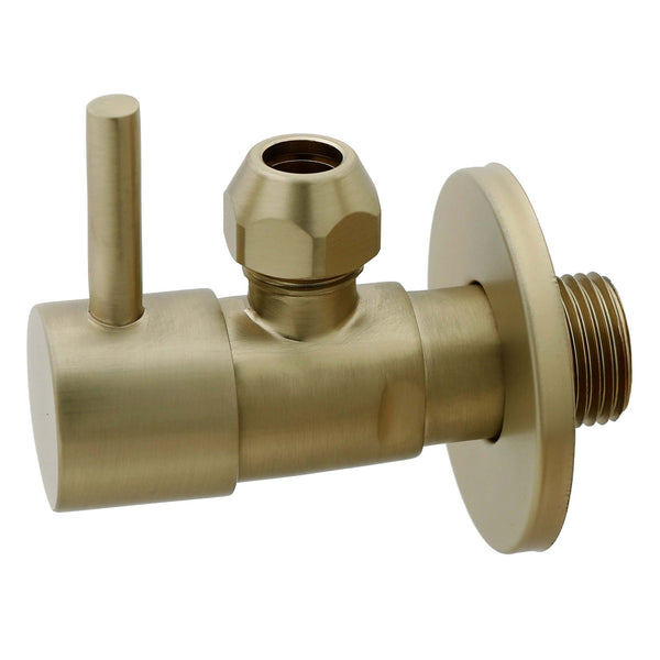 Xellanz Minimal hoekstopkraan 1/2" x 3/8" geborsteld messing PVD