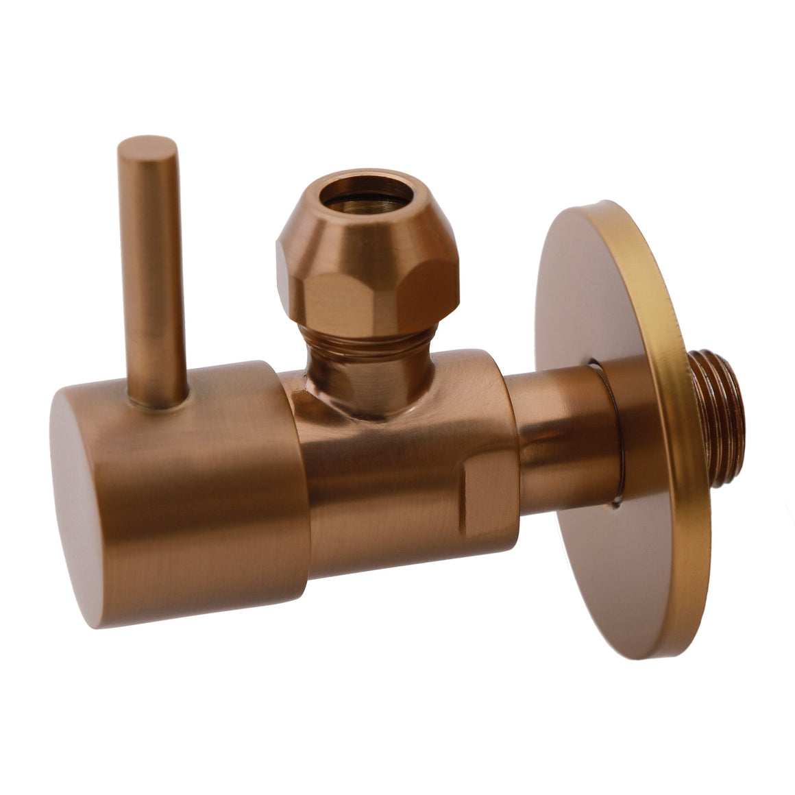 Xellanz Minimal hoekstopkraan 3/8 geborsteld brons koper - productfoto