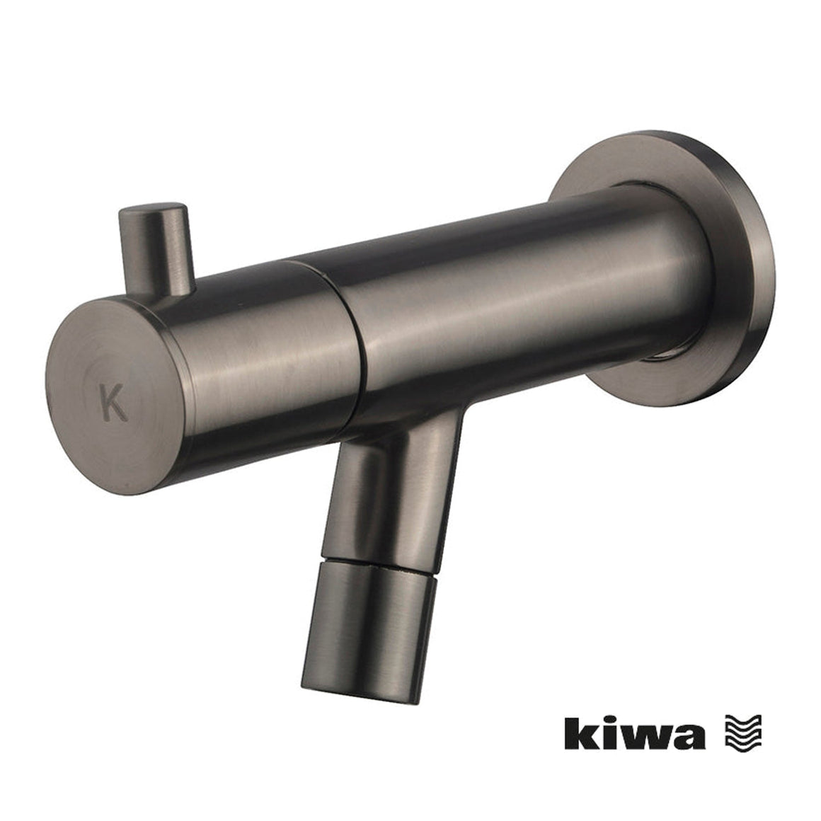 Wiesbaden Amador fonteinkraan met muurbevestiging gunmetal PVD - productfoto