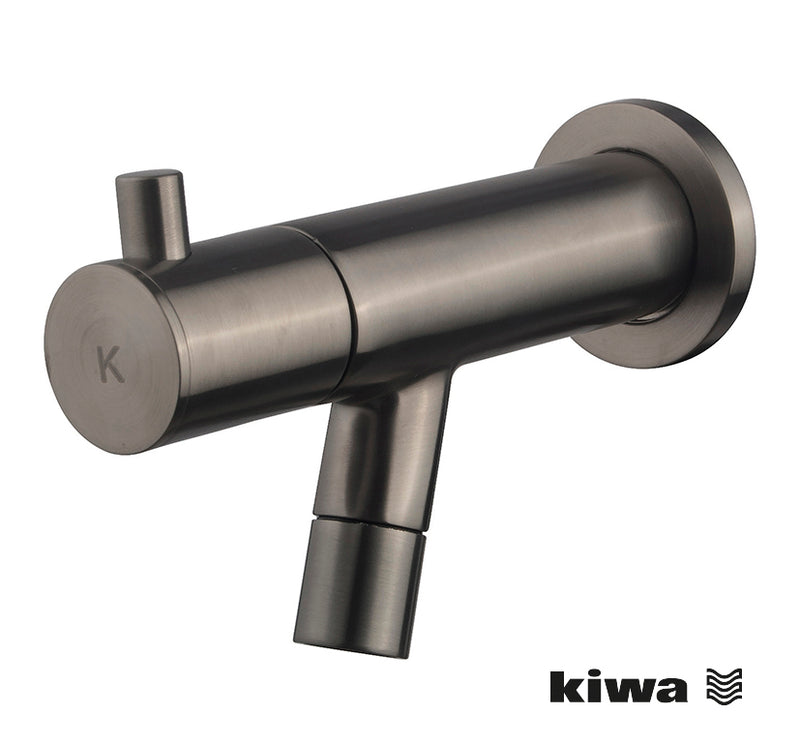 Wiesbaden Amador fonteinkraan met muurbevestiging gunmetal PVD - productfoto