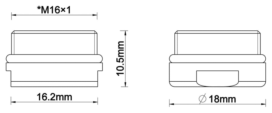 Asmaro/Amador Schaumstrahlbrecher für Fontänenhahn Chrom
