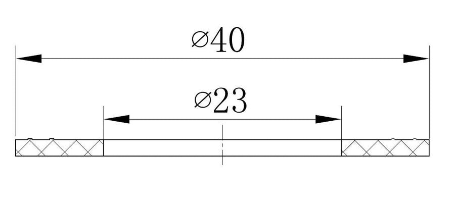 Dichtungsring Gummi 1/2" schwarz