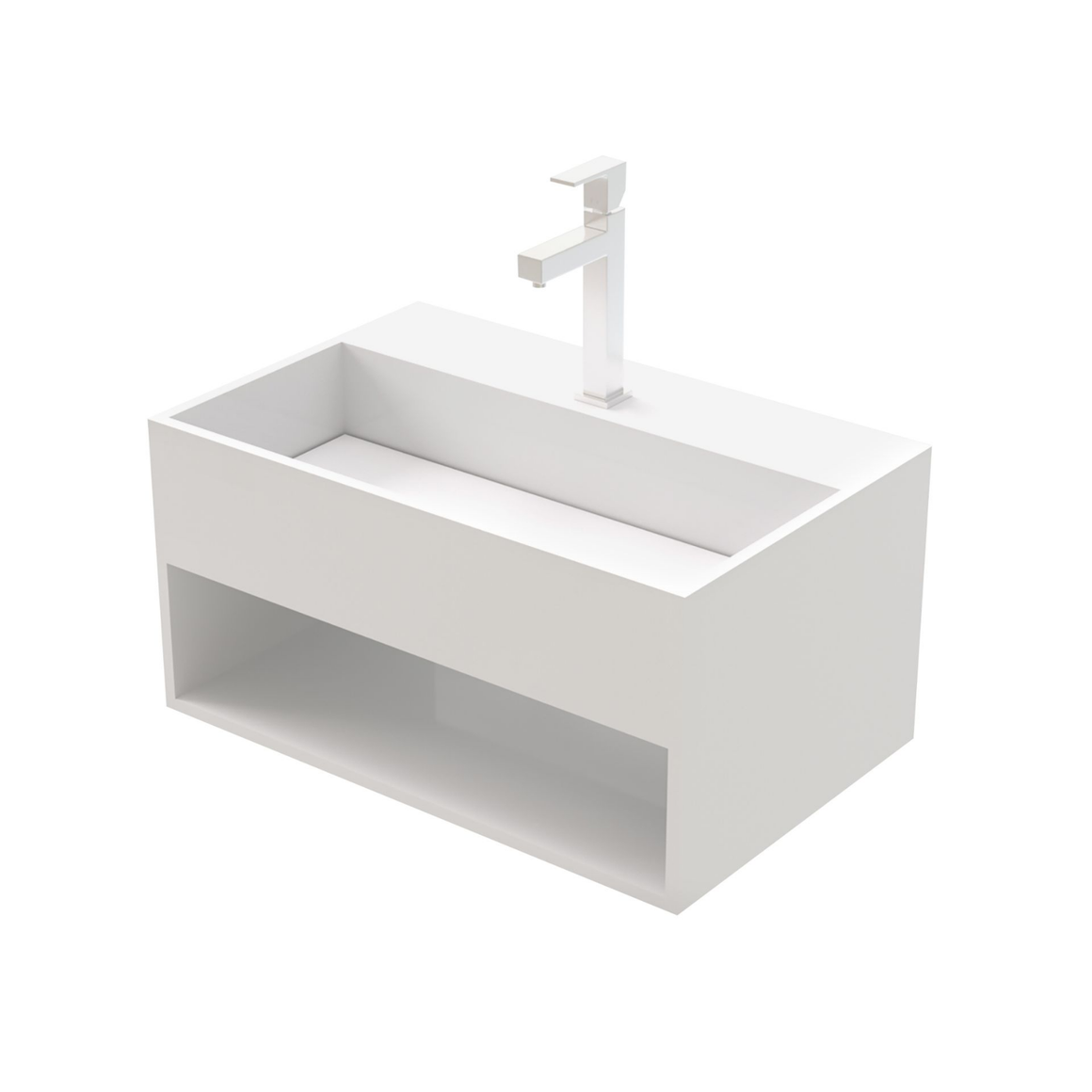 Solid Surface Wastafel – Onzichtbare Afvoer
