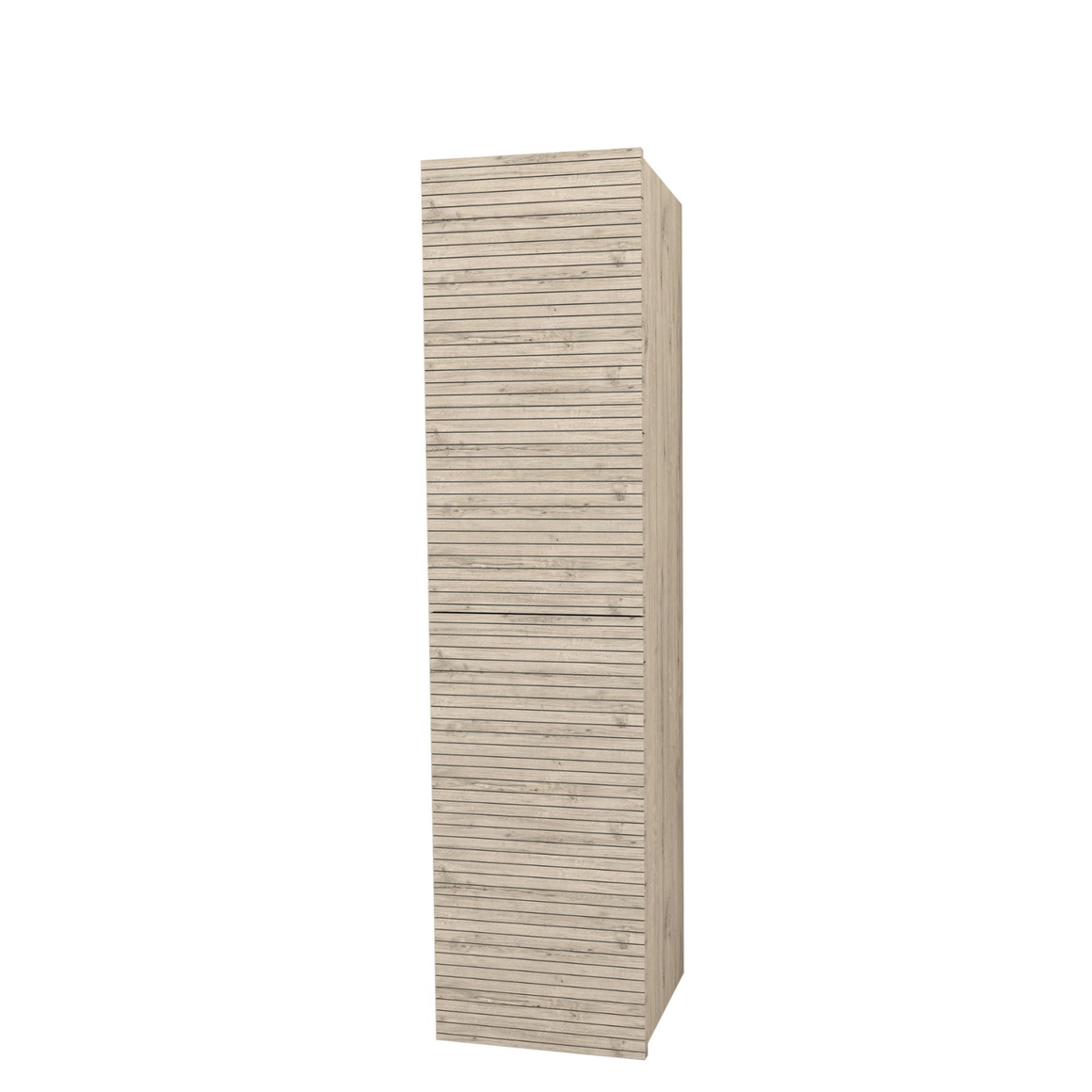 ALONI ELITE hoge badkamerkast – Horizontaal reliëf – Softclose