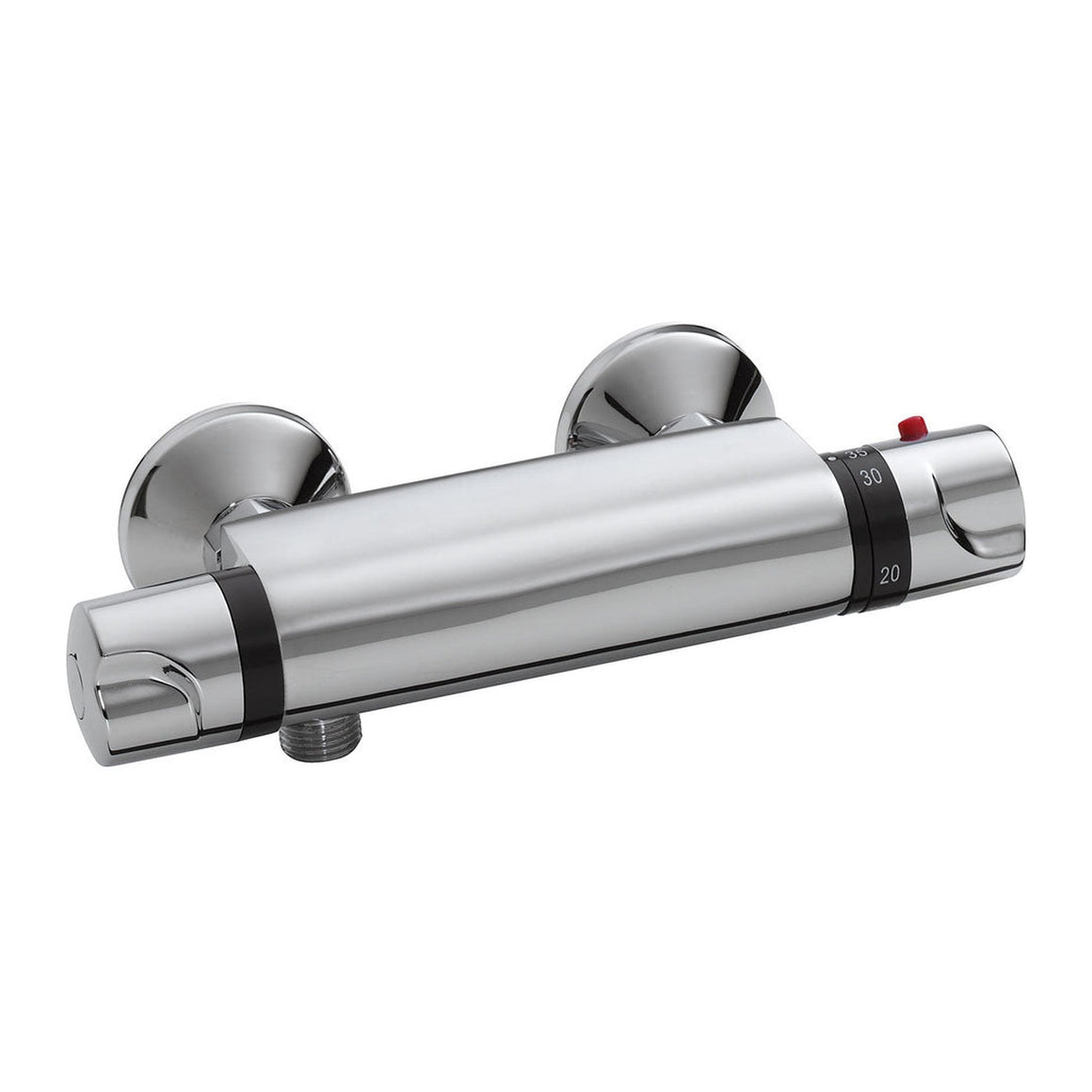 Xellanz Universele thermostatische douchemengkraan 12 cm chroom - productfoto