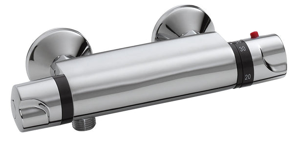 Universelle thermostatische Duscharmatur 12cm Chrom