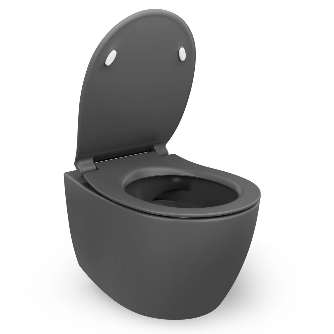 Isvea Sentimenti Hangtoilet - Antraciet #variant_56361515712836