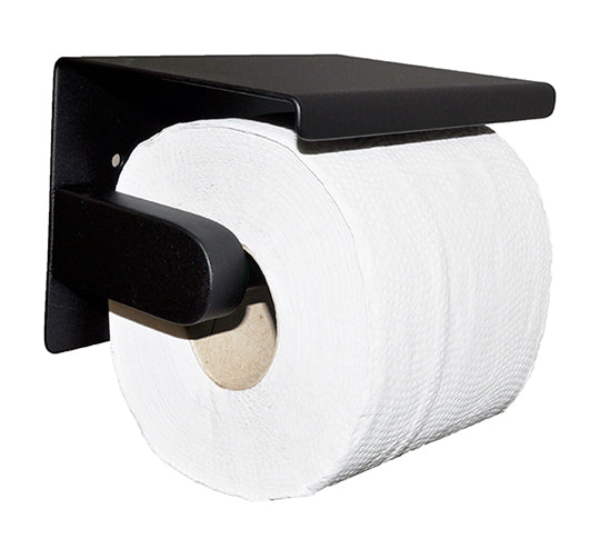 Wiesbaden Brush toiletrolhouder Mat zwart - productfoto