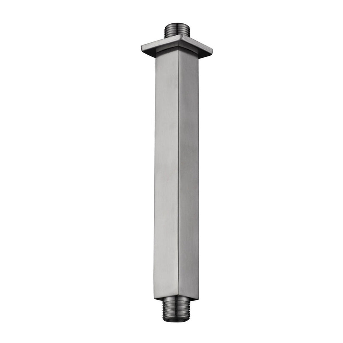 Wiesbaden 304 douchearm met plafondbevestiging vierkant 20 cm geborsteld RVS - productfoto