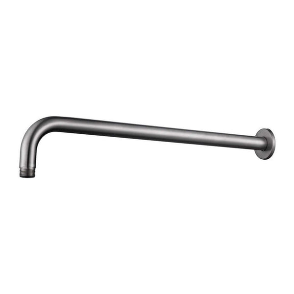 304 Duscharm mit Wandbefestigung rund 40 cm gebürsteter Edelstahl