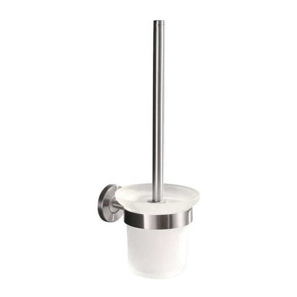 304 Toilettenbürste mit Halter matt Glas/Edelstahl