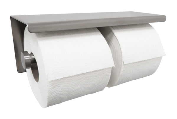 Wiesbaden Brush dubbele toiletrolhouder