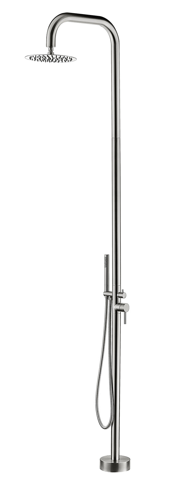Xellanz Sole buitendouche met handdouche RVS - productfoto