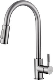 Xellanz Benton keukenkraan geborsteld RVS - productfoto