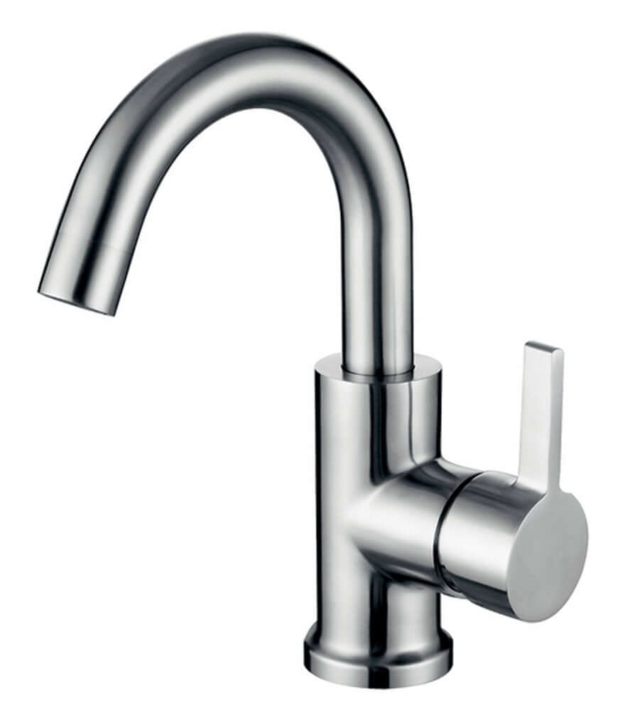 Xellanz Wes wastafelkraan geborsteld RVS 24.3712 – productfoto