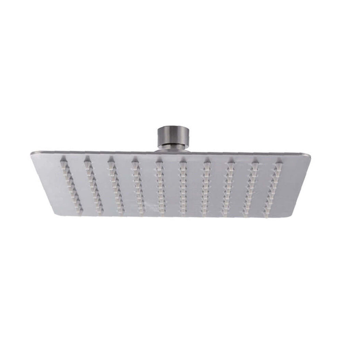 304 hoofddouche vierkant 20 cm geborsteld RVS