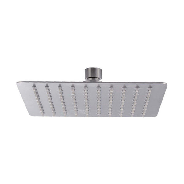 304 Kopfbrause quadratisch 20 cm gebürsteter Edelstahl