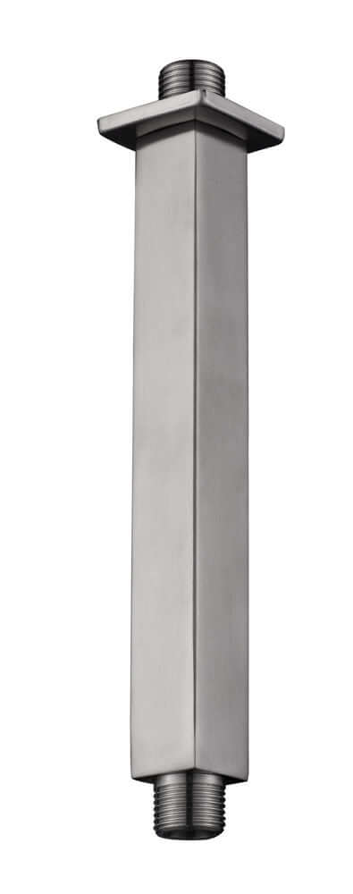 304 douchearm met plafondbevestiging vierkant 20 cm geborsteld RVS