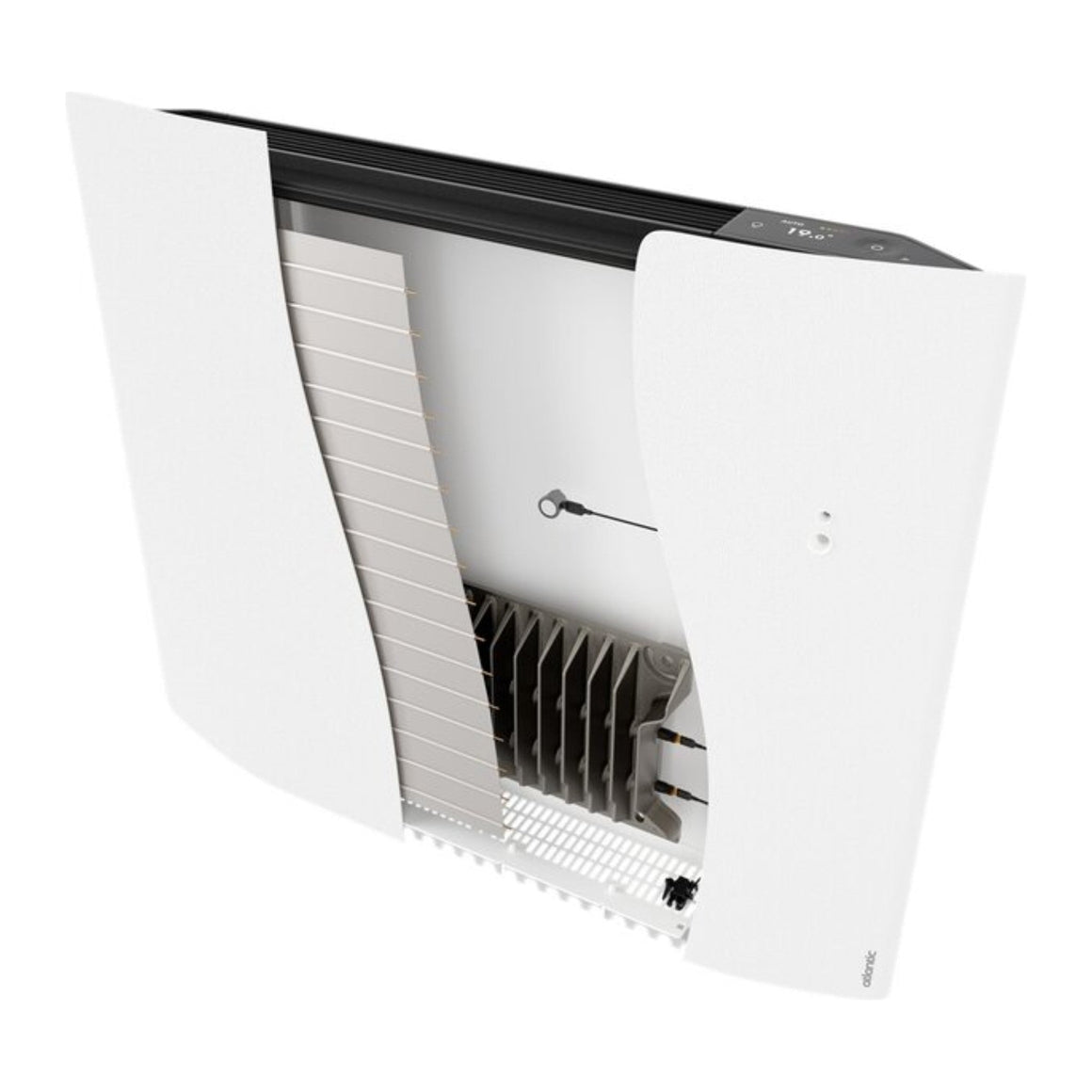 Atlantic Elektrische wandradiator – Met stekker & programma – Wit #kleur_wit