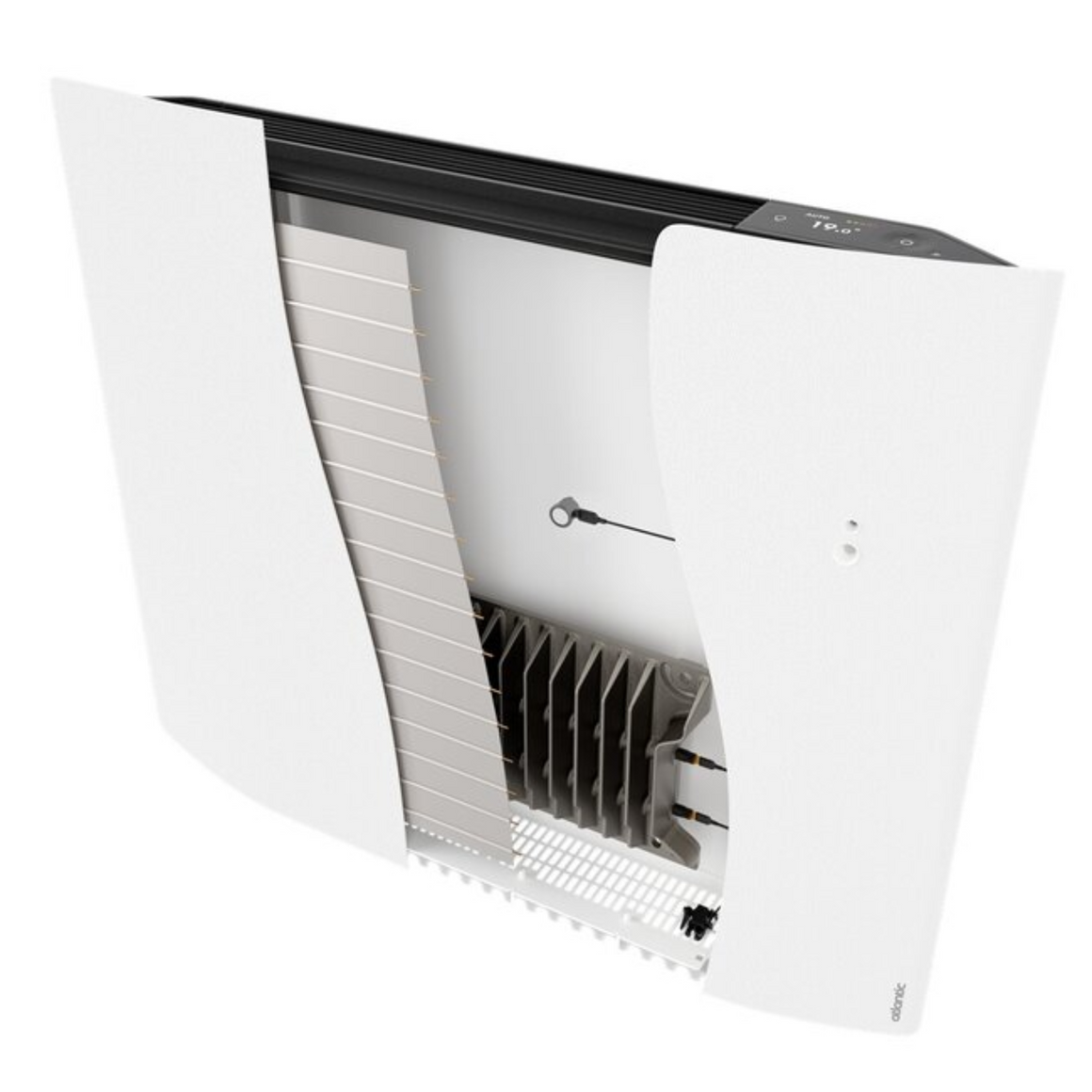 Atlantic Elektrische wandradiator – Met stekker & programma – Wit #kleur_wit
