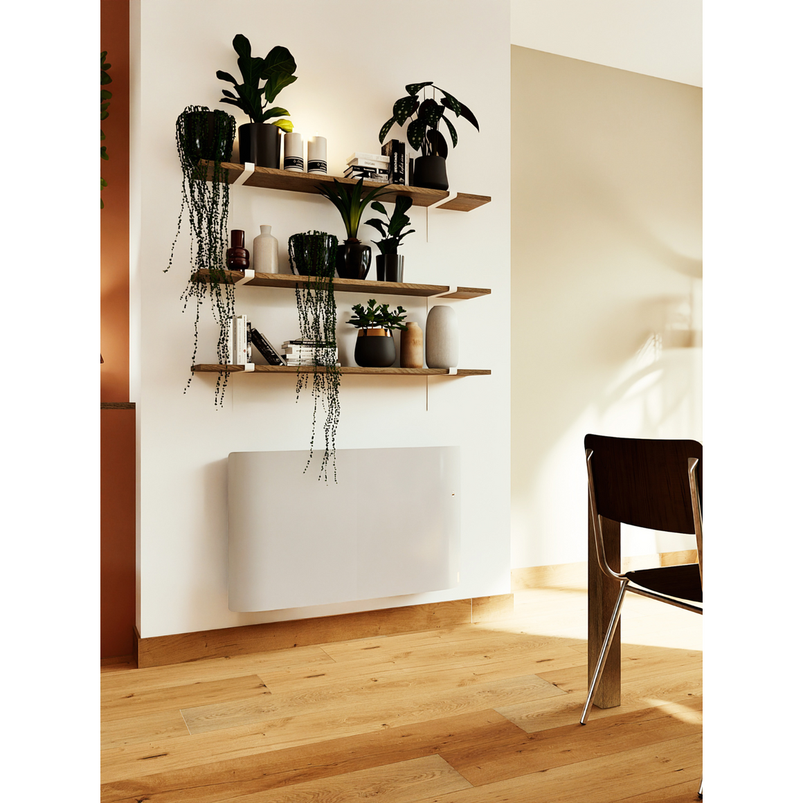 Atlantic Elektrische wandradiator – Met stekker & programma – Wit #kleur_wit