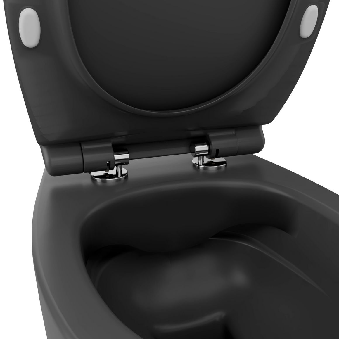 Isvea Sentimenti Hangtoilet - Antraciet #variant_56361515712836