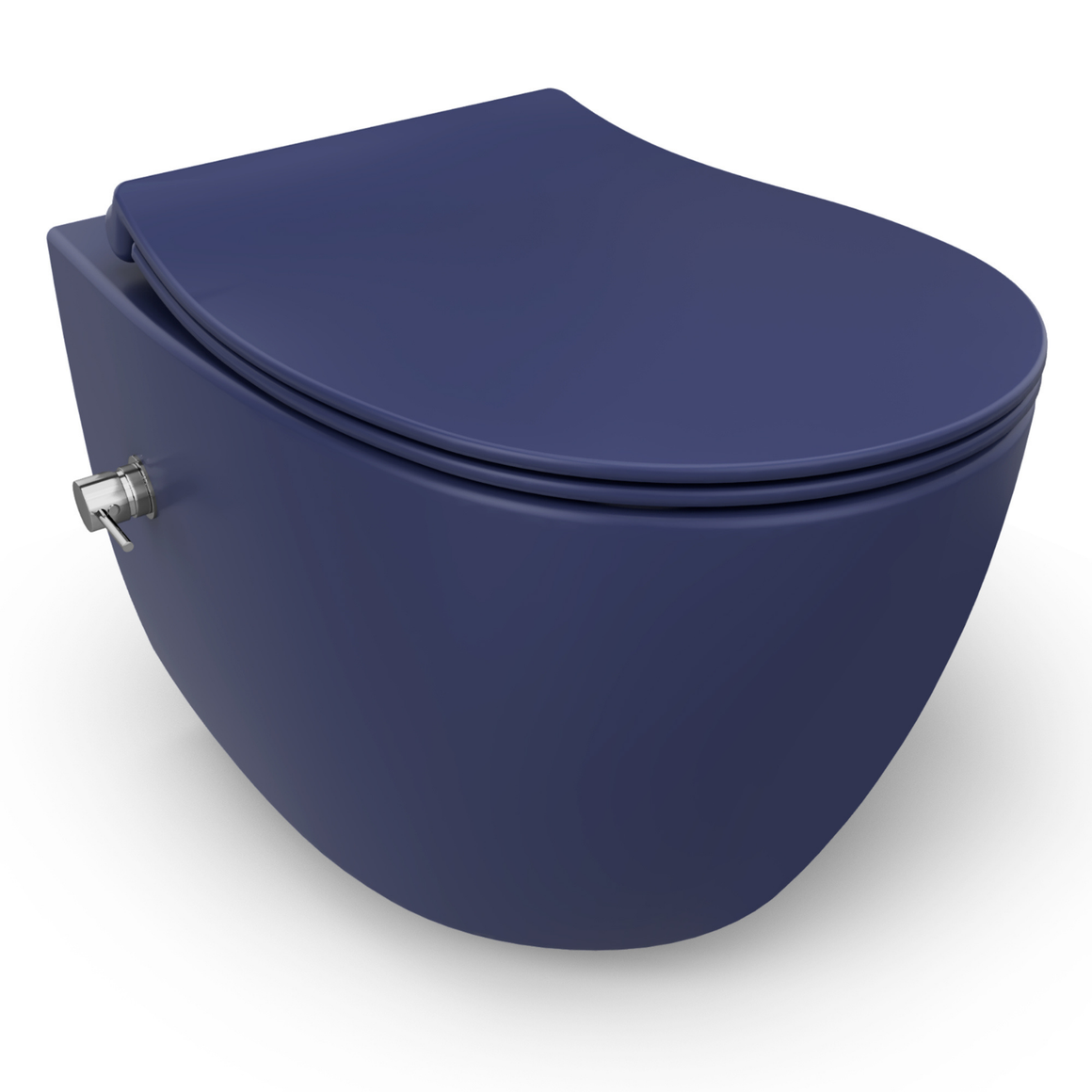 Isvea Sentimenti Neo hangtoilet met bidet blauw productfoto #variant_57406644617540