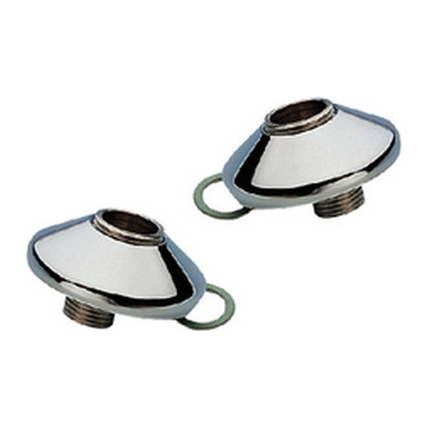 Riko set luxe S-koppelingen 1/2" x 3/8" met rozet