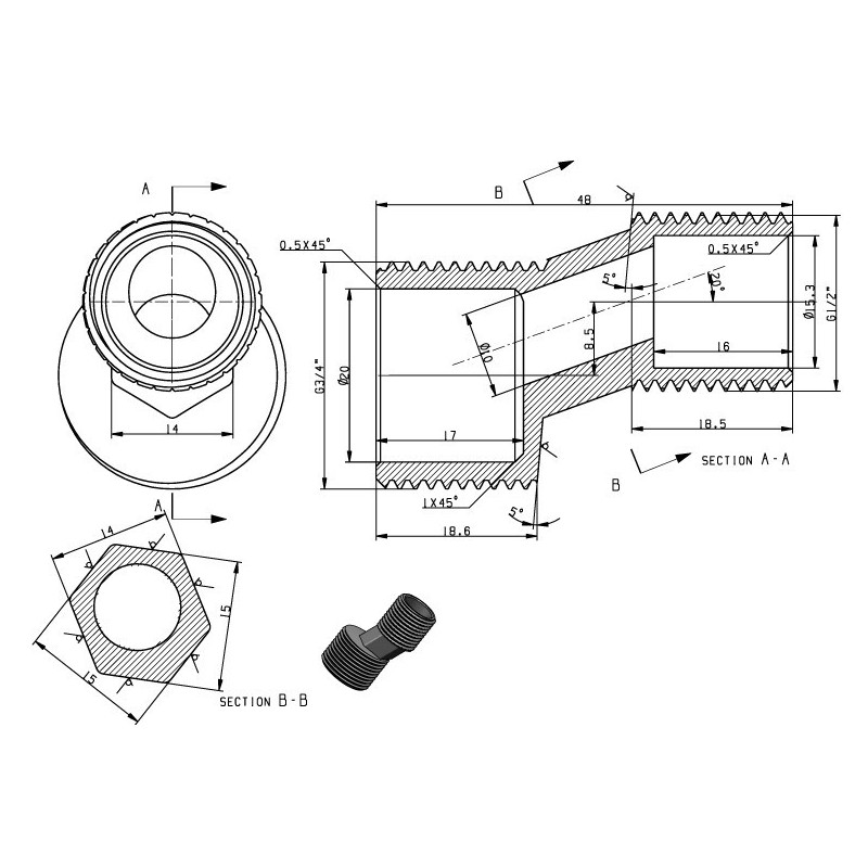 Riko 25.3631 - technische tekening
