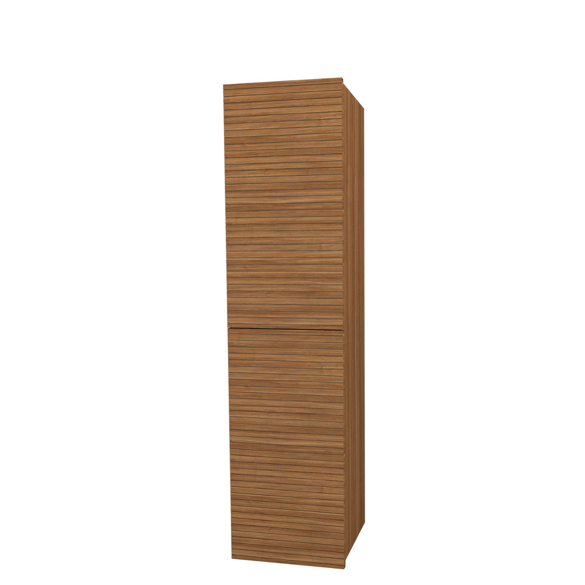 ALONI ELITE hoge badkamerkast – Horizontaal reliëf – Softclose