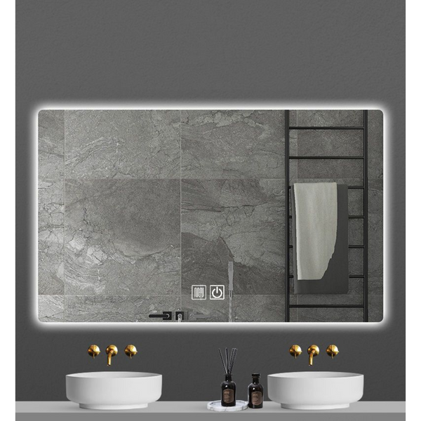 ALONI QUEEN LED-SPIEGEL MET VERWARMING & ANTI-CONDENS (100x60CM)