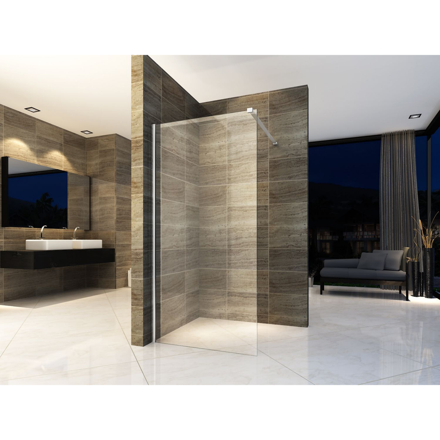 ALONI inloopdouchewand – 8 mm veiligheidsglas