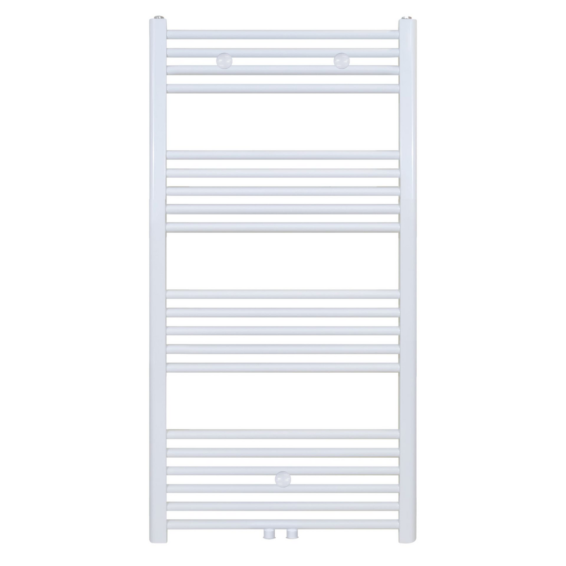 BELRAD Badkamer Radiator Mat Wit Geborsteld – Middenaansluiting
