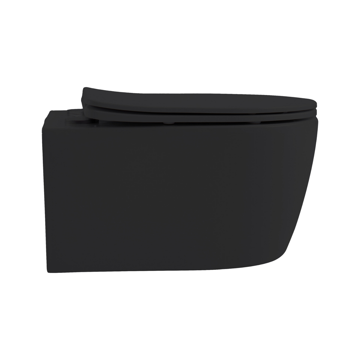 Aloni Pro hangtoilet / ophang WC – randloos – met zitting – compact 49 cm