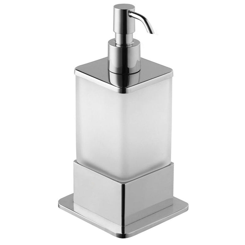 Wiesbaden Eris vrijstaande zeepdispenser chroom - productfoto
