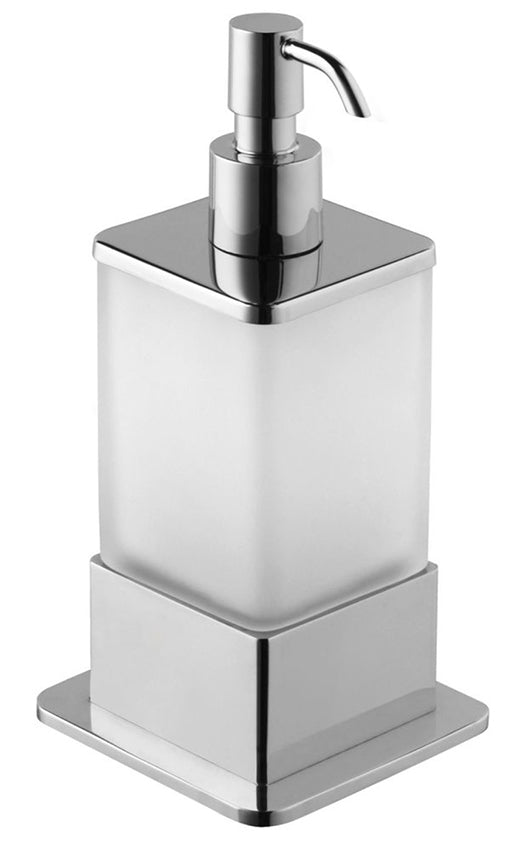 Wiesbaden Eris vrijstaande zeepdispenser chroom - productfoto