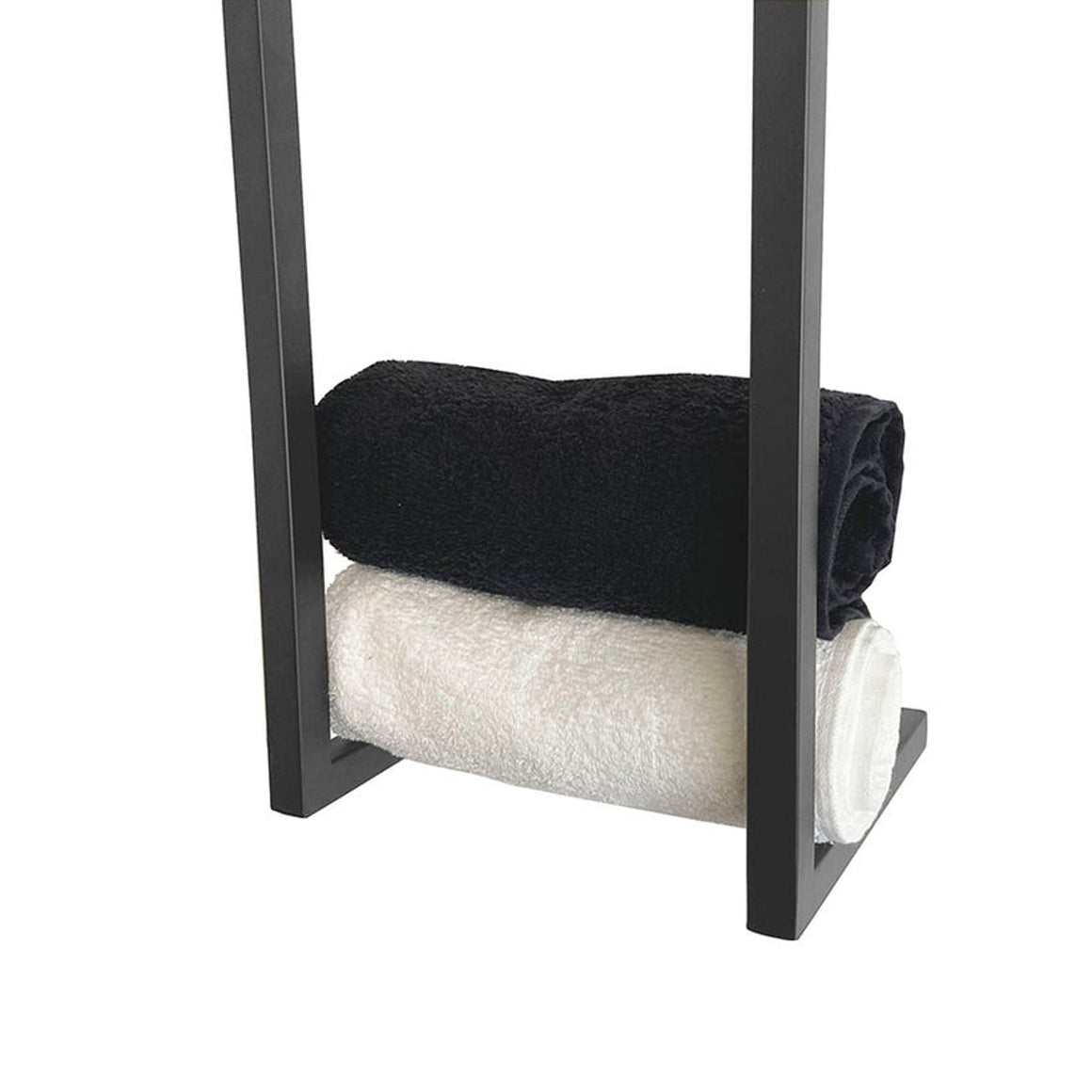 Wiesbaden Loft handdoekrek PVD 95 x 25 x 20 cm / gunmetal - productfoto