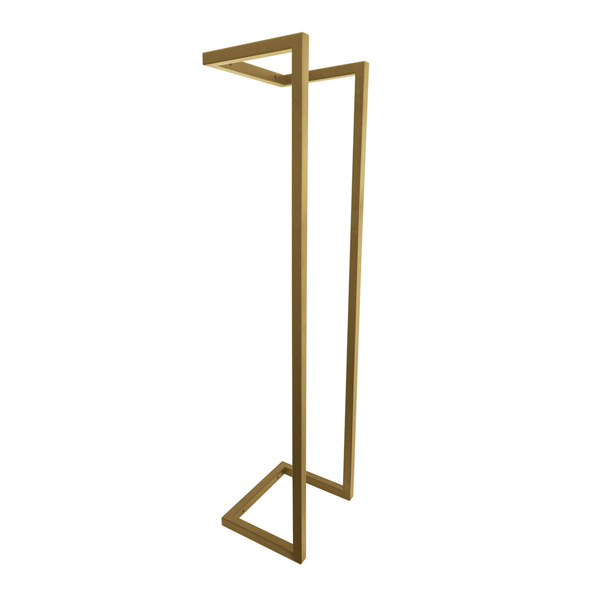 Wiesbaden Loft handdoekrek PVD 95 x 25 x 20 cm / geborsteld messing - productfoto