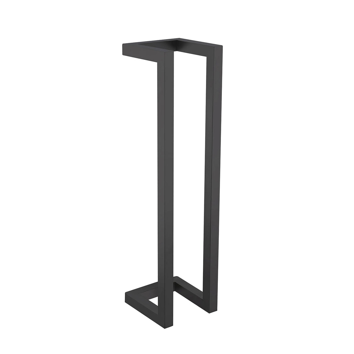 Wiesbaden Loft handdoekrek 50 x 12.5 x 12.5 cm / mat zwart - productfoto