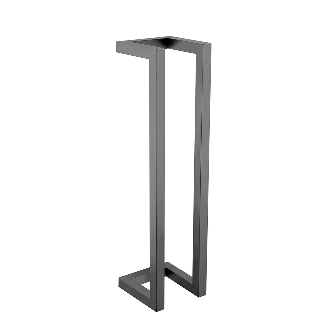 Wiesbaden Loft handdoekrek PVD 50 x 12.5 x 12.5 cm / gunmetal - productfoto