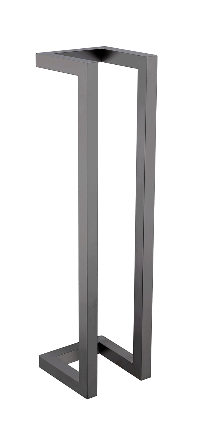 Wiesbaden Loft handdoekrek PVD 50 x 12.5 x 12.5 cm / gunmetal - productfoto