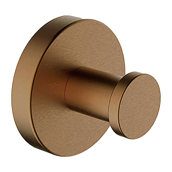 Wiesbaden Alonzo handdoekhaak groot geborsteld brons koper PVD