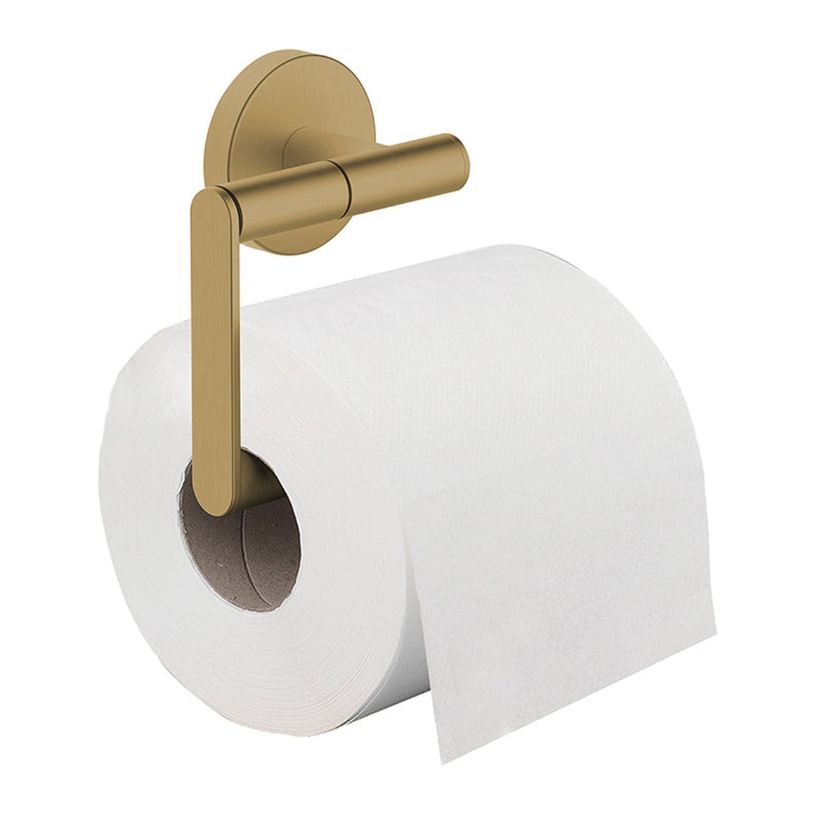 Wiesbaden Alonzo toiletrolhouder zonder klep PVD Geborsteld messing - productfoto